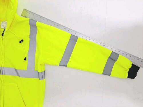 OccuNomix GR XL Typ R Klasse 3 HiVis reflektierende Fleece Sicherheit Hoodie Jacke - Bild 8 von 8