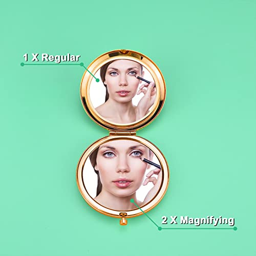 Friendship Gifts for Women Friends Gifts for Girls Compact Makeup Mirror for - Picture 2 of 7