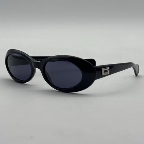 Gucci 90's Black/Black 2420/N/S Oval Sunglasses 135 Made in Italy - Picture 2 of 18
