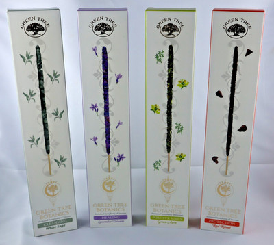 Green Tree Botanics RÄUCHERSTÄBCHEN Reinigung Schutz positive Stimmung Heilung