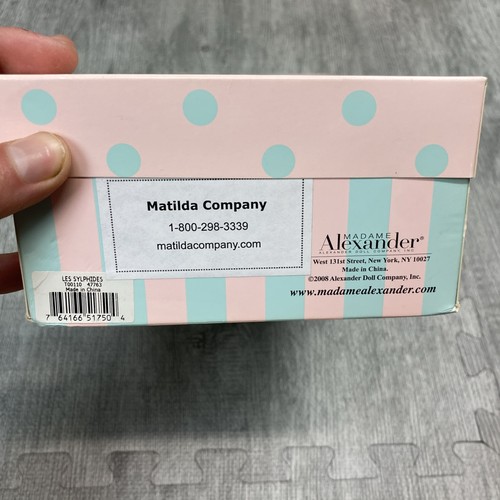 MUÑECA BALLET AMERICANA NUEVA EN CAJA MADAME ALEXANDER 10" LES SYLPHIDES 70 ANIVERSARIO - Imagen 9 de 9