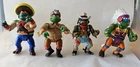 New ListingVINTAGE 1992 Teenage TMNT Wacky Wild West ALL FOUR  LEO, DON, MIKE,