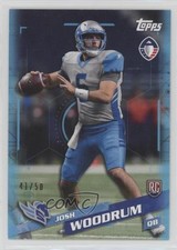 2019 Topps Alliance of American Football Blue /50 Josh Woodrum #175