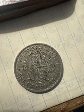 1941 Half Crown Silver .500