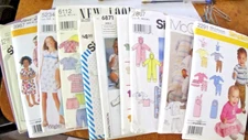 SALE- Uncut Kids & Babies Sewing Pattern- Sold Individually- You Choose