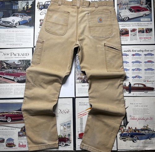 Carhartt Hose Herren 36 x34 Relaxed Fit Double Knee Canvas Carpenter 102802-918 - Bild 4 von 14