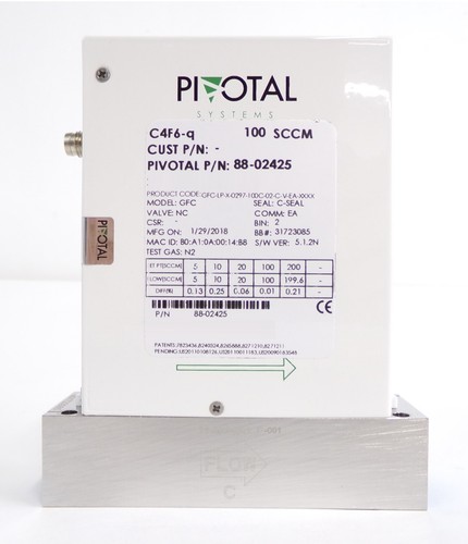 Pivotal Systems 88-02425 Mass Flow Controller MFC 100 SCCM CF4 New Surplus - Picture 2 of 9