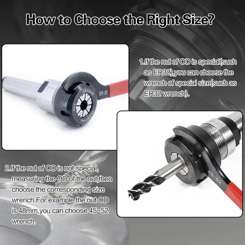 6pcs Coilover Spanner Wrench Set, C-Shape Shock Spanner Hook Wrench Tools, fo... - Picture 3 of 7