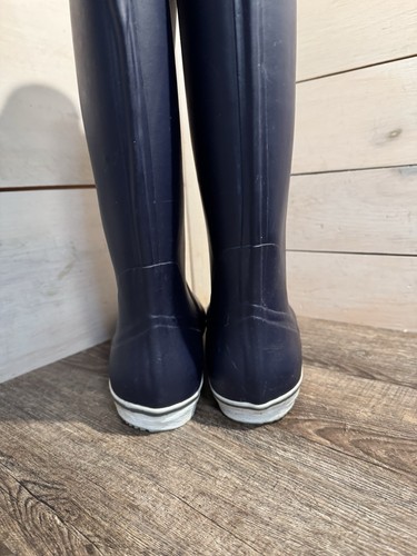 West Marine Tall Sea Boots Size 11 Navy Blue Deck Boot Anti Scuff Fishing EU 45 - Bild 5 von 10