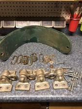 Swing Set Hangers - 4 Heavy Duty Brackets with Locking Snap Hooks and lag bolts