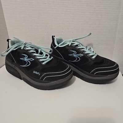 Gdefy Shoes Women 9 Black Gravity Defyer Comfort Walking Sneaker VeroShock ION