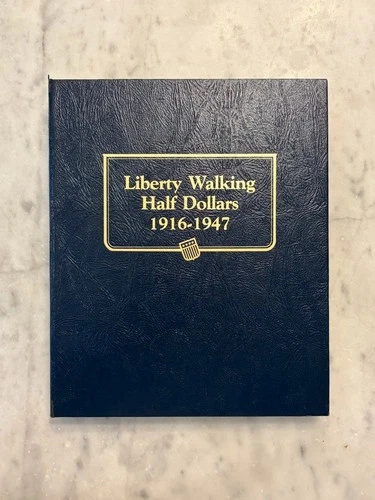Whitman Classic Liberty Walking Half Dollar Archival Album 1916 - 1947 - #9125
