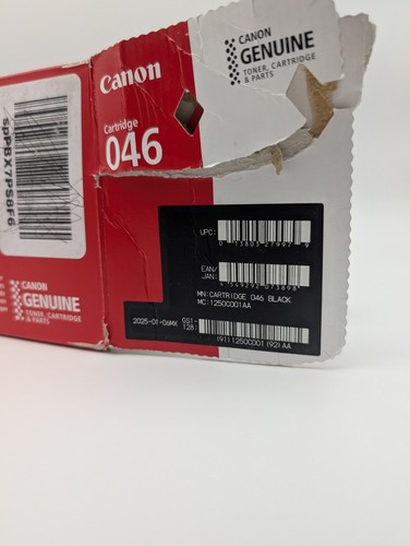 Canon 046 Black Toner Cartridge 1250C001 New Box Geniune - Picture 4 of 6