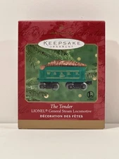 2000 Hallmark Lionel General Steam Locomotive Tender Keepsake Ornament QX6834