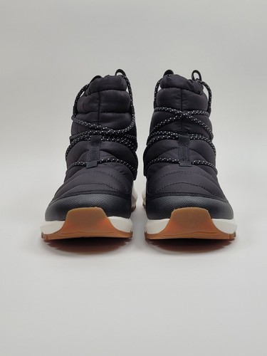 The North Face Women’s ThermoBall Lace Up Waterproof Boots Black / White NEW - Picture 3 of 8