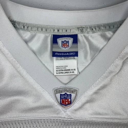 Brian Urlacher Chicago Bears #54 Reebok On Field White Jersey Youth Size XL - Picture 5 of 5