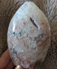 Pink Amethyst Freeform Ornament Crystal Chakra Gemstone Reiki