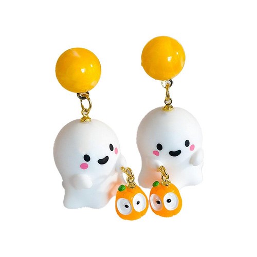 1 Pair Halloween Earrings Ghost Dangle Earrings Halloween Jewelry L3M1 - Bild 30 von 32