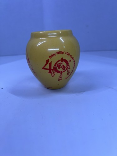 Vintage 40th Annv. 10K Run Billy Mills Gold Medaille Vase - Indianer Jugend  - Bild 3 von 6