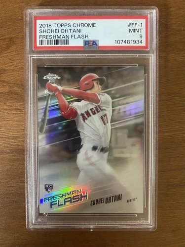 2018 Topps Chrome Freshman Flash Insert SP #FF-1 Shohei Ohtani RC Rookie PSA 9