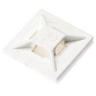 Base de montage PANDUIT avec ruban adhésif caoutchouc blanc 100 pic ABMM-A-C 19,1mm x 19,1m