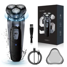 Men's Rechargeable Electric Shaver Pop-up Trimmer Rotary Razor Beard Shaving New