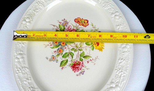 Homer Laughlin Porcelain Eggshell Theme Floral Bouquet 13" Oval Platter 1930- - Picture 8 of 9