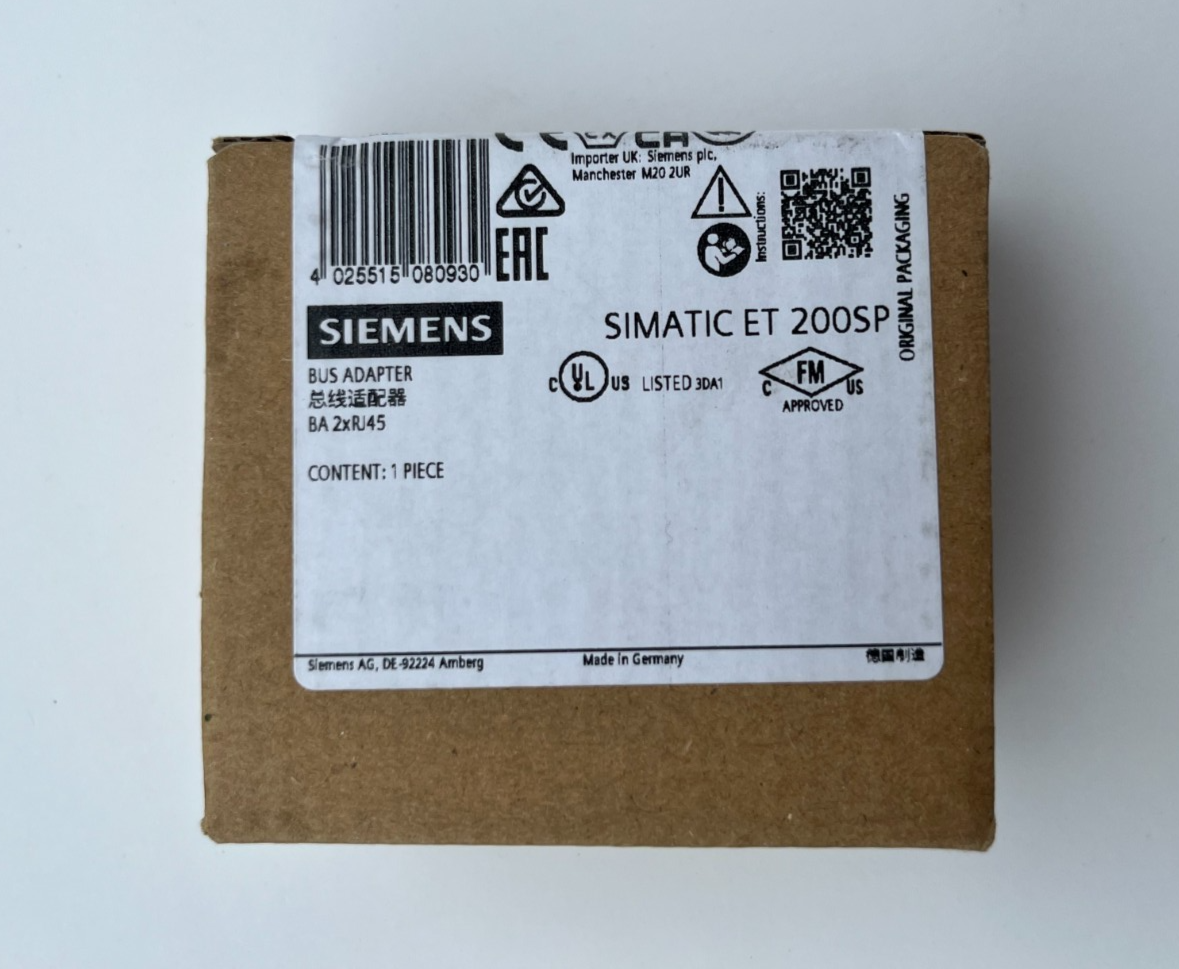 SIEMENS SIMATIC ET 200SP 6ES7 193-6AR00-0AA0 ET 200SP, BusAdapter BA 2xRJ