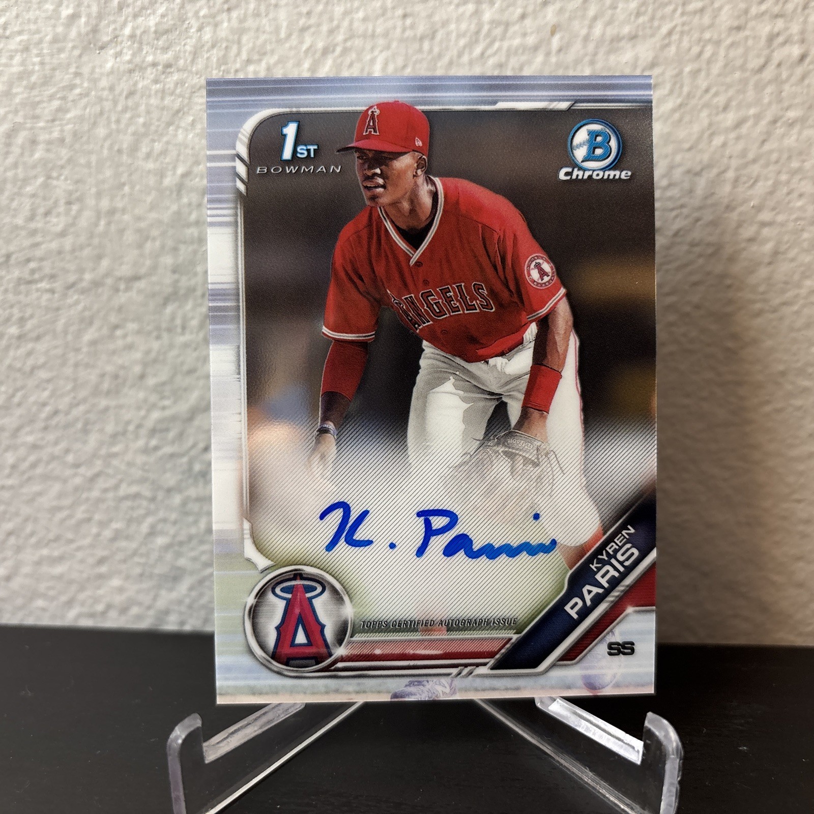 2019 Bowman Draft KYREN PARIS 1st Auto Chrome