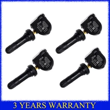 Set (4) Programmed TPMS 13598773 Tire Sensor For Silverado 1500 2500 3500 433MHz