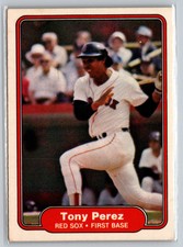 1982 Fleer #302 Tony Perez