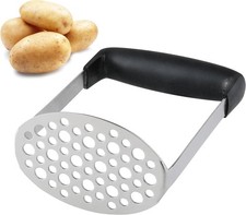 Potato Masher, LCCOWO Stainless Steel Potatoes Masher Kitchen Tool, Mashed