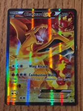 Pokemon TCG Charizard EX XY121 Black Star Promo Full Art Holo Card 2016 Sleeved