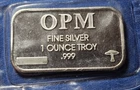 A VINTAGE 1oz OPM Mushroom - Recycle Ohio Precious Metals .999 Silver Bar