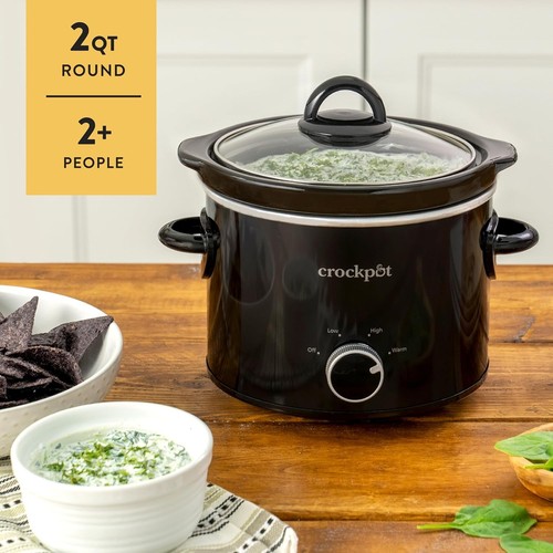 Crockpot® 2 Quart Klassischer Schongarer, Klein 2,5 Quart, Schwarz - Bild 7 von 7