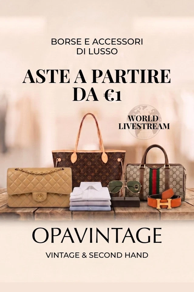 OPAVINTAGE LUXURY & VINTAGE BAGS, SHIRTS & ACCESSORIES
