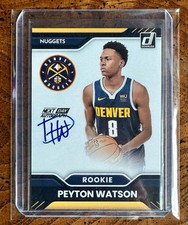 PEYTON WATSON 2022-23 DONRUSS ROOKIE NEXT DAY AUTOGRAPH NUGGETS RC AUTO