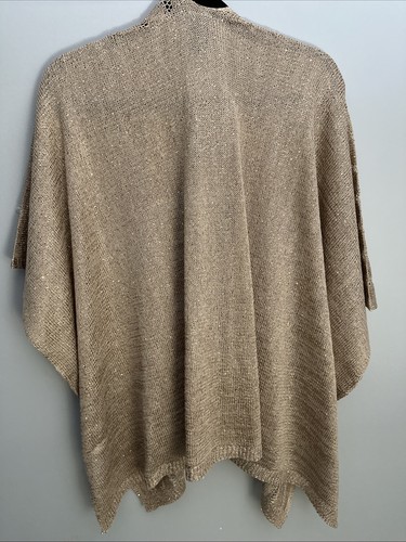 Vince Camuto Open Knit Shine Ruana - Picture 7 of 10
