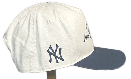 Nuevo retro para hombre '47 New York Yankees Est. Gorra Snapback 1903 beige azul - Imagen 3 de 5