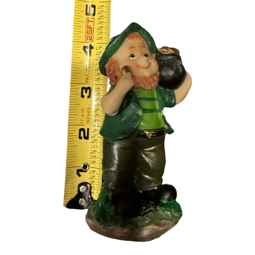 Folletto 5” statuina resina irlandese giorno di San Patrizio verde fortunato a scelta usata in ottime condizioni - Foto 32 di 59