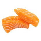 2 Pcs Salmon Fillet Model Child Sashimi Toy Fish Decoration Home
