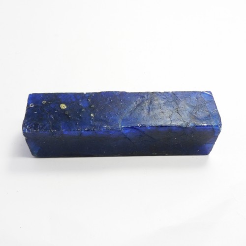 Natural Sapphire Uncut Loose Gemstone 528.10 Carat Blue Dyed Rough CERTIFIED - Picture 3 of 8