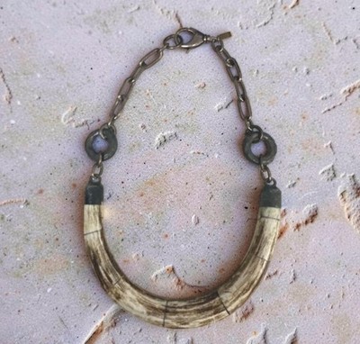 DEBE DOHRER BOAR TUSK ARTISAN CHOKER NECKLACE