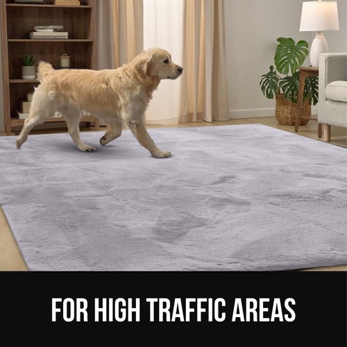 Großflächenteppich Shaggy Flauschig Teppiche Rutschfest Indoor Outdoor Flur Läufer Carpet - Bild 17 von 52
