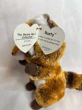 TY Beanie Boos - RUSTY the Raccoon (6 Inch) NEW MWMTs Plush Stuffed Animal Toy