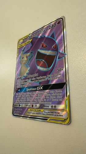 Gengar & Mimigma Tag Team GX Pokémon Karte 164/181 - Bild 3 von 3