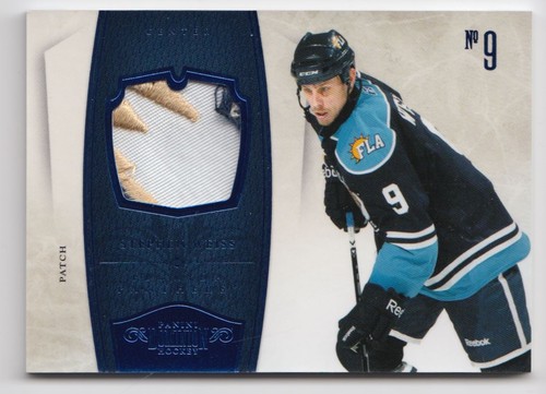 2010-11 Panini Dominion Blue Game Used Patch Stephen Weiss /25 Florida Panthers - Picture 1 of 2