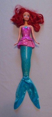 2014 Disney Ariel Little Mermaid Doll 18  Transforming Tail to Dress