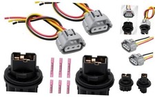 2Pcs 81128-06470 Front Turn Signal Light Socket, Lamp Bulb Plug Holder,