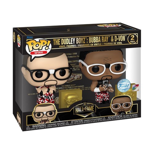 Funko Pop! 2-Pack & Buddy WWE Hall of Fame - The Dudley Boyz: Bubba Ray & D - By - Picture 2 of 2